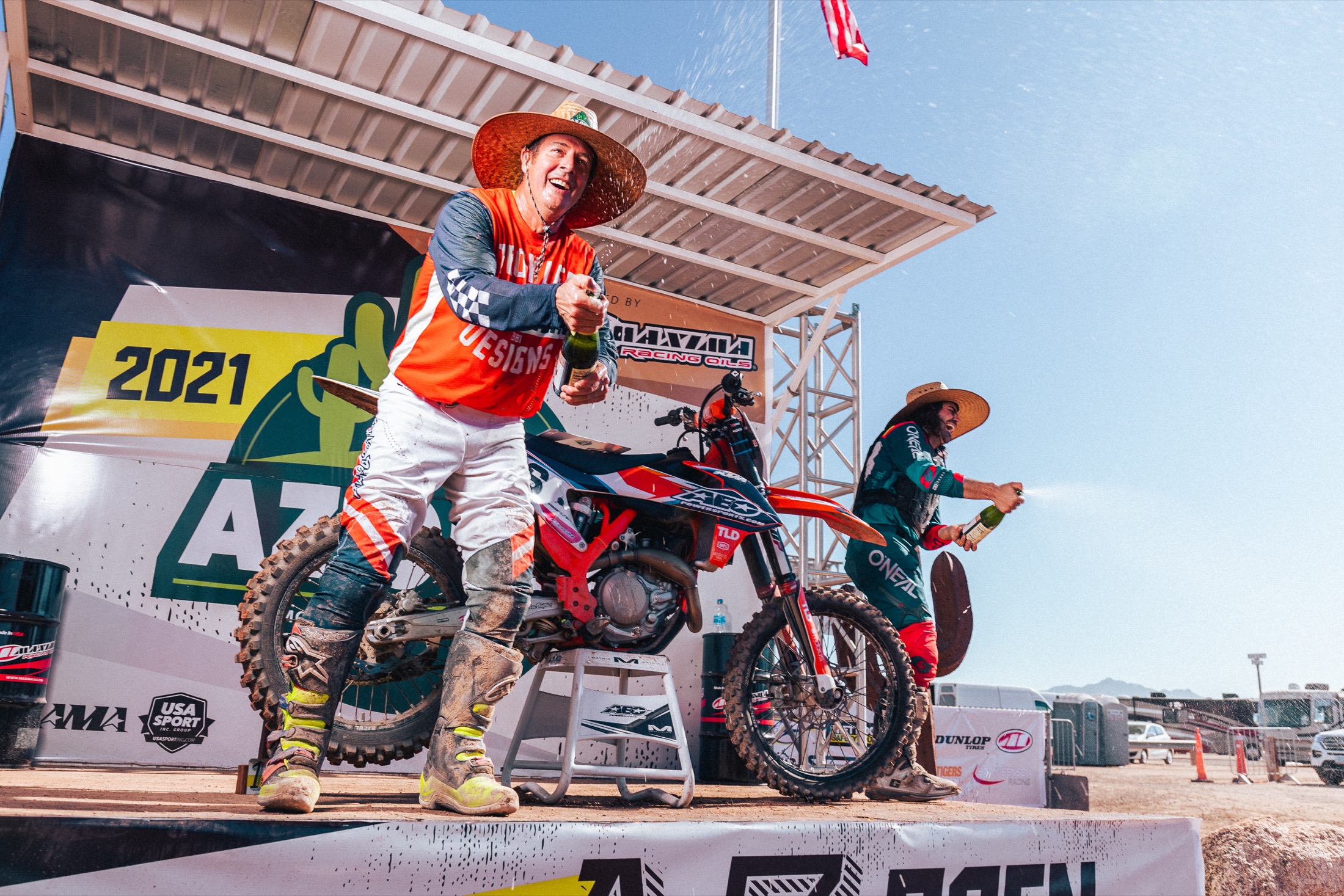 AZ Open podium celebration
